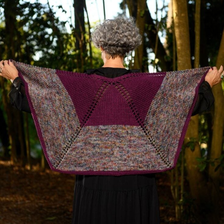 Image for Vervain 3/4 Knitted Shawl Pattern