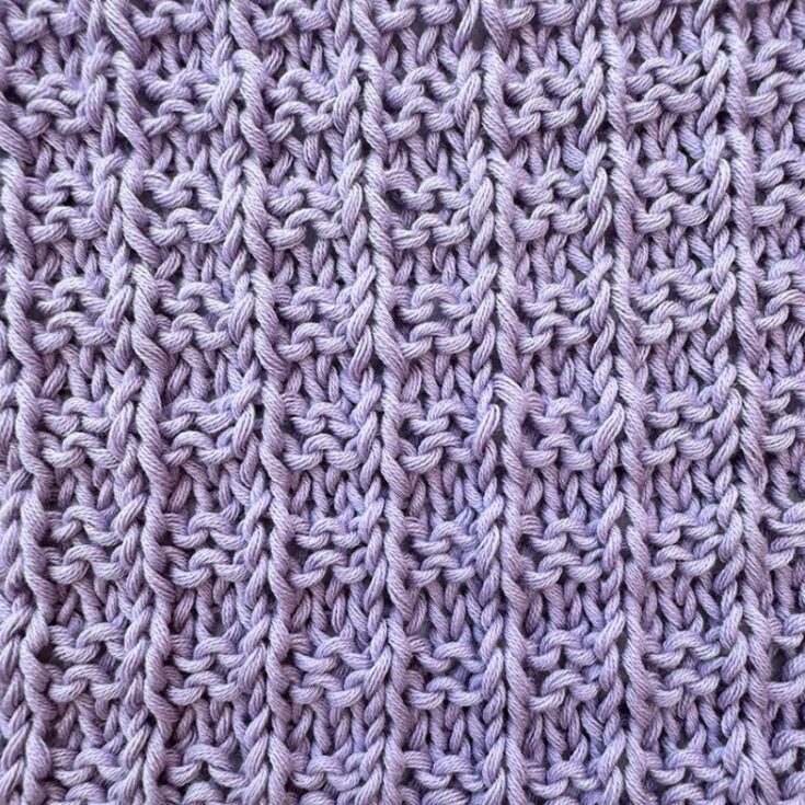 Image for Waffle Stitch Knitting Pattern (Simple Knit Tutorial)