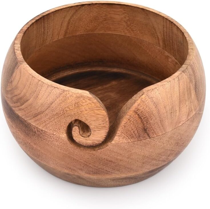 Wooden Yarn Bowl