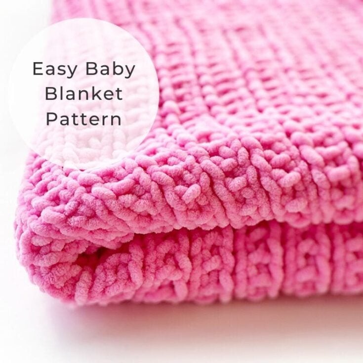 Image for Easy Baby Blanket Knitting Pattern {Broken Rib Stitch}