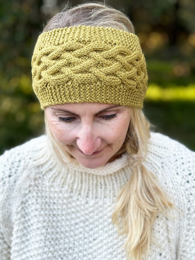 Celtic Cable Knit Headband Pattern - Handy Little Me