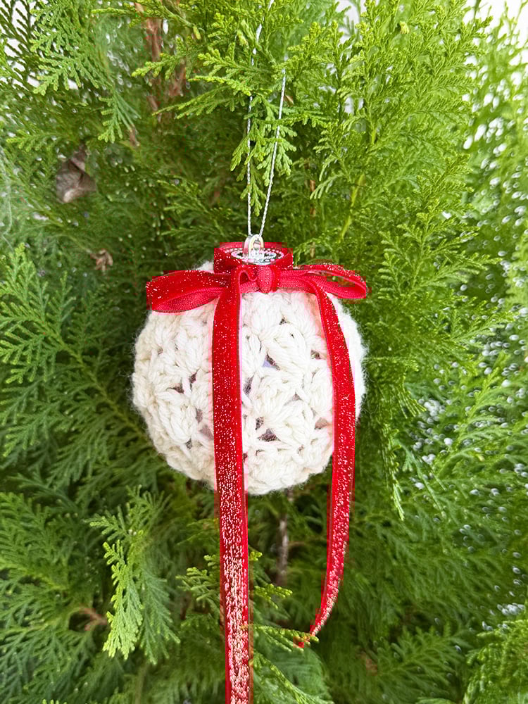 crochet bauble