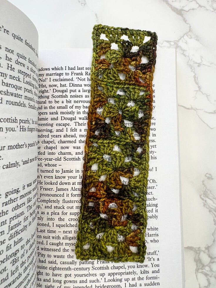 crochet bookmark