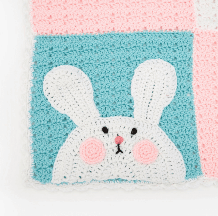 crochet bunny blanket