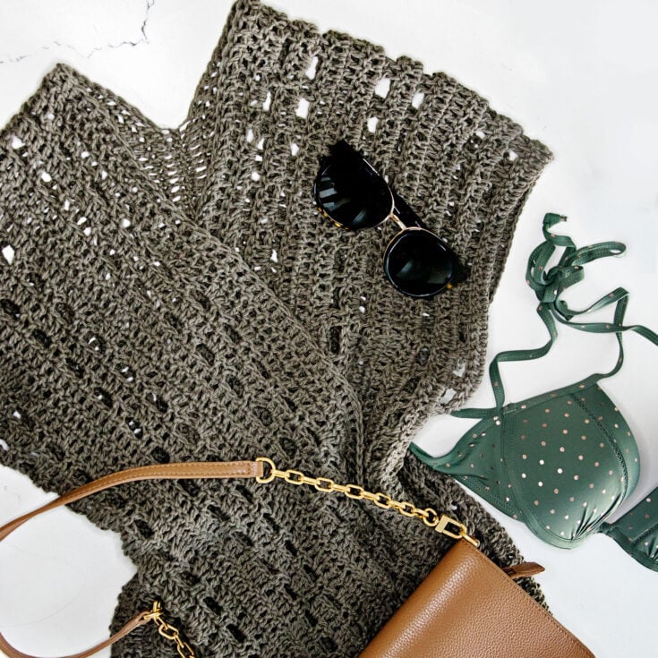Image for Crochet Beach Cover Up Pattern by Leelee Knits