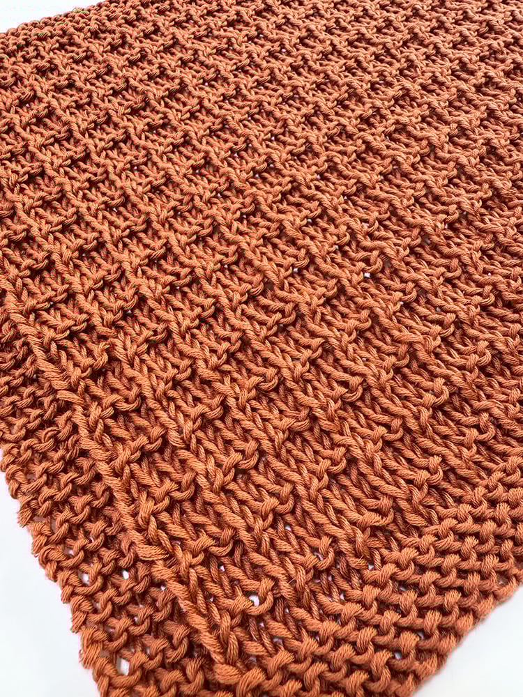 knit table mat