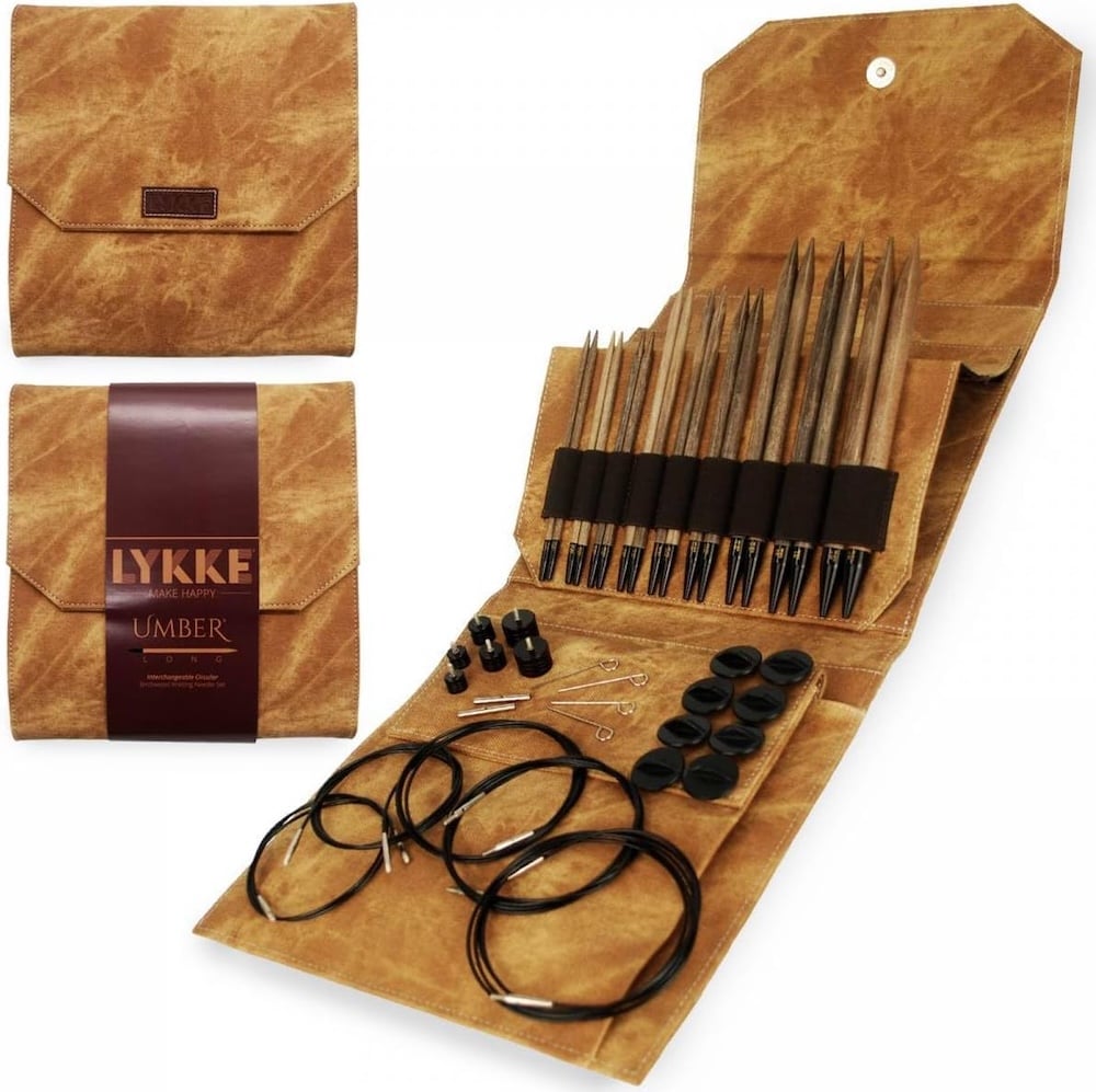 knit pro needles lykke interchangable long pointed knitting needles
