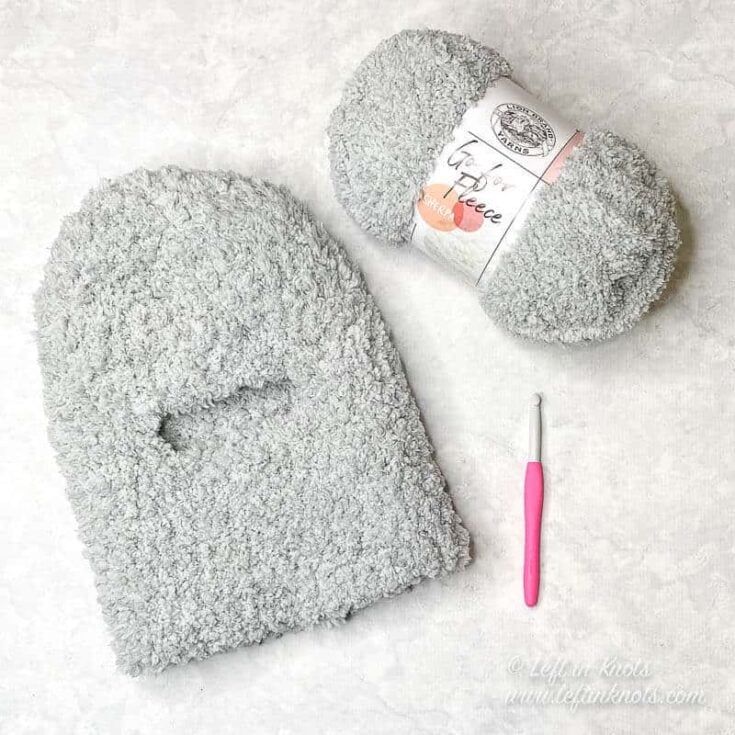 Image for Crochet Sherpa Balaclava Hood by Left In Knots